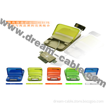 New 3 in 1 Retractable USB Charging Cable for Ios Andoid